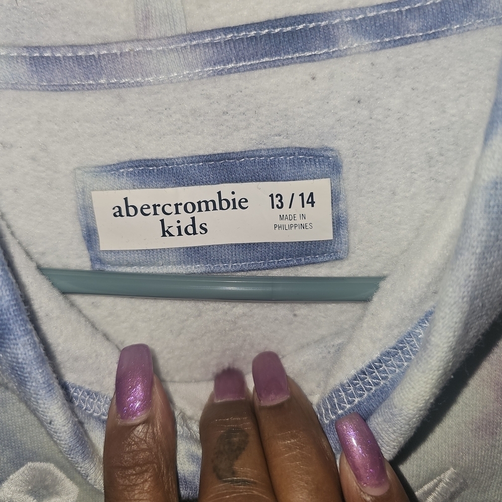 Abercrombie & Fitch Junior/Teen Size 13/14 Tie-Dye Hoodie - Picture 5 of 5